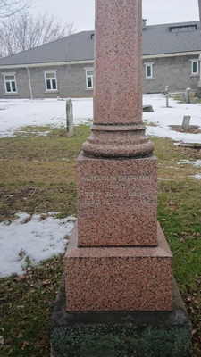 Grave - SHEPPARD, Malcolm - (d. June 23, 1886)