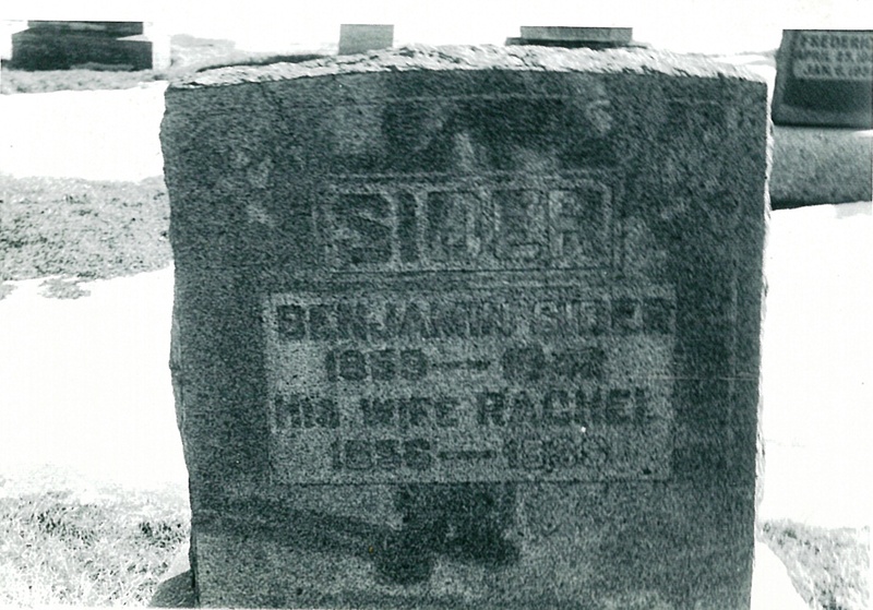 Benjamin Sider Tombstone