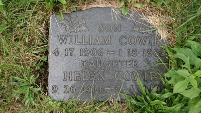Grave - COWIE, William - (1906-1982)