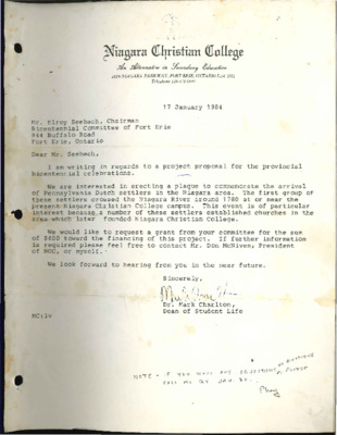 NCC Letters
