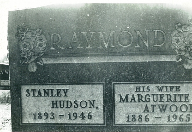 Stanley and Margeurite Raymond Tombstone