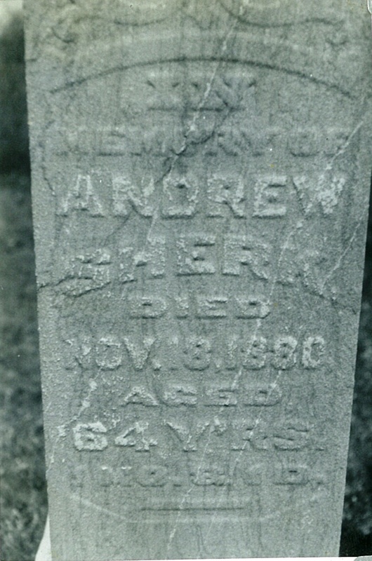 Andrew Sherk Tombstone