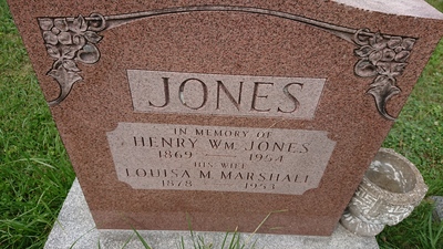 Grave - JONES, Louisa Marshal - (1878-1953)