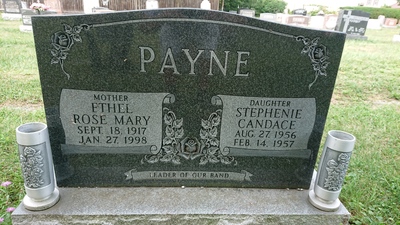 Grave - PAYNE, Stephanie Candance - (August 27, 1956 - February 14, 1957)