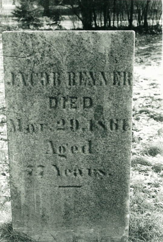Jacob Benner, Son, Tombstone