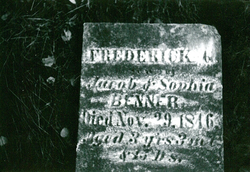 Frederick C Benner Tombstone