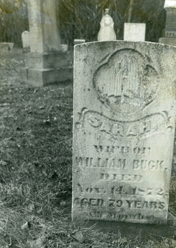 Sarah Buck Tombstone