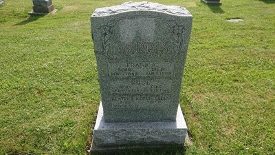 Grave - MORRIS, Frank - (Nov 9, 1868 - Jan 1, 1939)