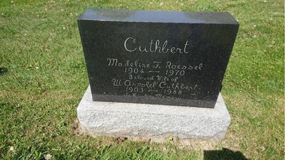 Grave - CUTHBERT, W. Arnold - (1903-1988)