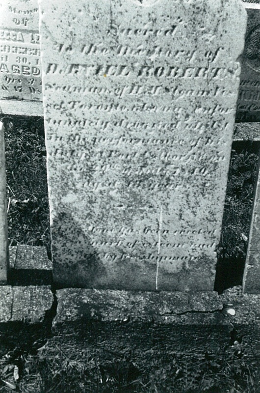 Daniel Roberts Tombstone