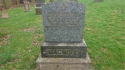 Grave - MAGWOOD, Robert - Feb 11, 1845 - Nov 24, 1915)