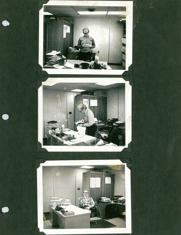 Louis McDermott in his Office at Horton Steel