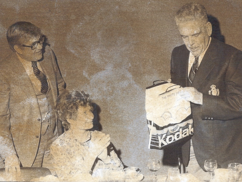 Unidentified Man with Kodak Bag