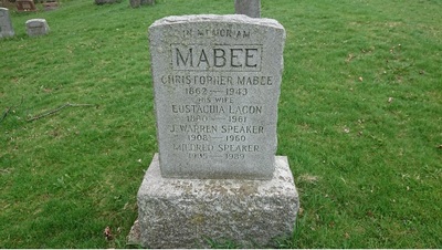 Grave - SPEAKER, Mildred - (1905 - 1989)