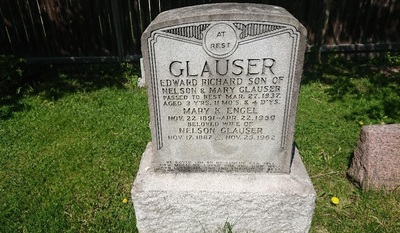 Grave - GLAUSER, Mary K - (Nov 22, 1891 - Apr 22, 1950)