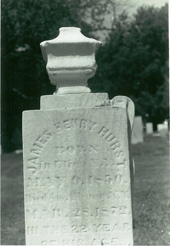 James Henry Hurst Tombstone