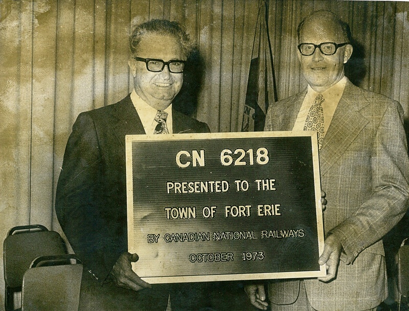 Mayor Jack Teal with Unidentified Person, Holding Plaque