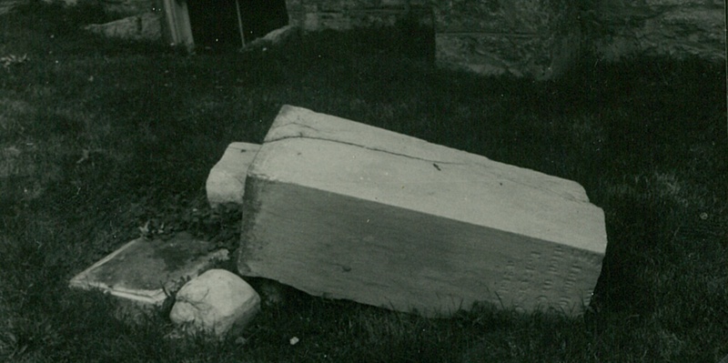 William Forsyth Tombstone Toppled Over