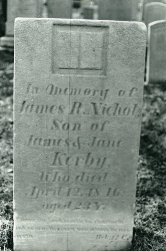 James R Nichol Tombstone