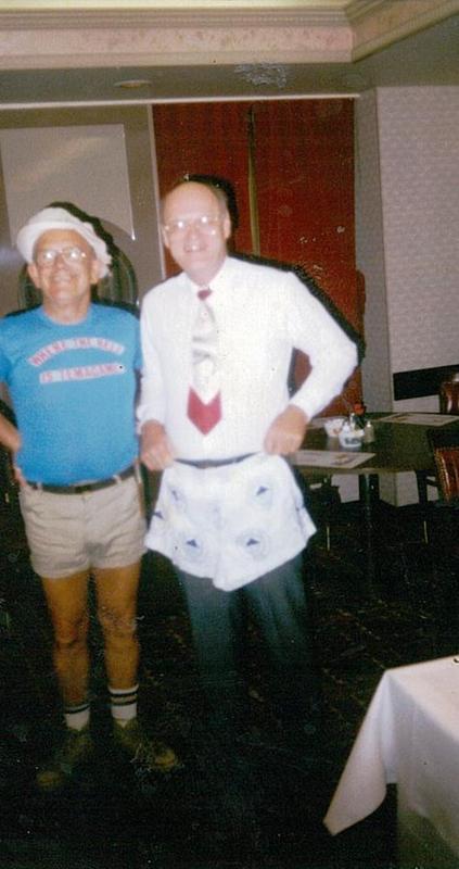 Louis McDermott with Unidentified Man