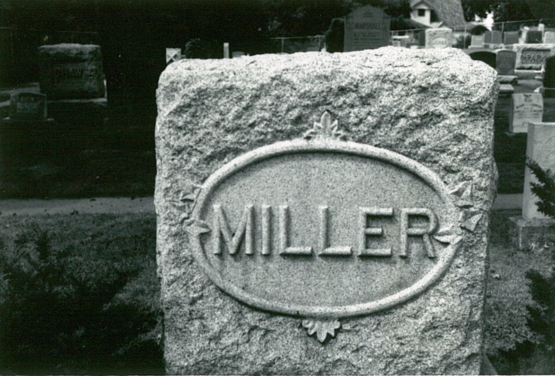 Miller Family Tombstone