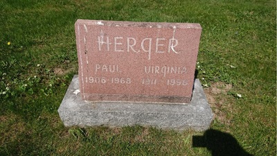 Grave - HERGER, Paul - 1906-1968