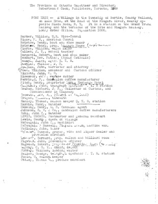 Province of Ontario Gazeteer and Directory, 1869