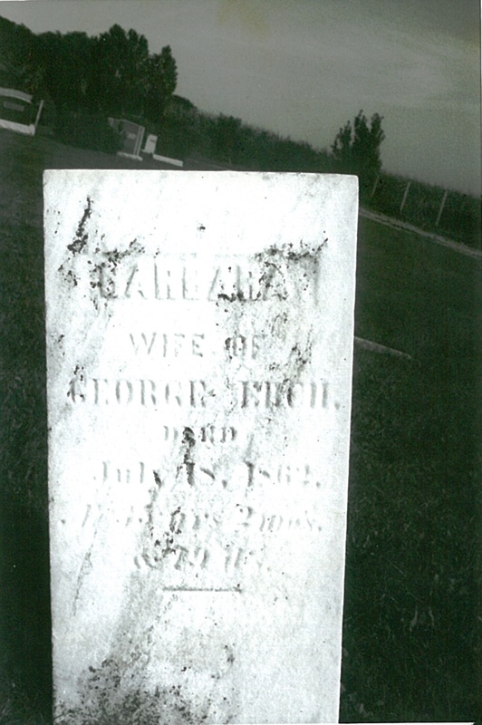 Barbara Erch Tombstone