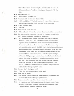 Oral History - Coulthurst, AJ