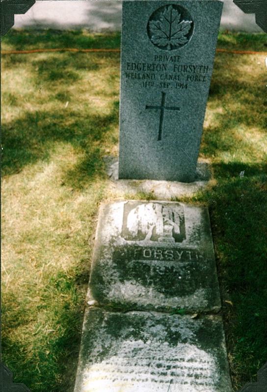 Rebecca (nee Moffat) Forsyth Tombstone