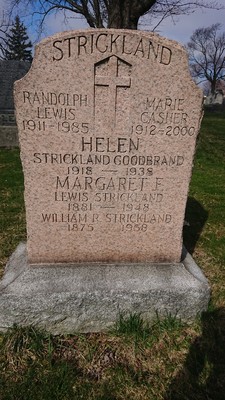 Tombstone - Strickland, William R - (1875-1958)