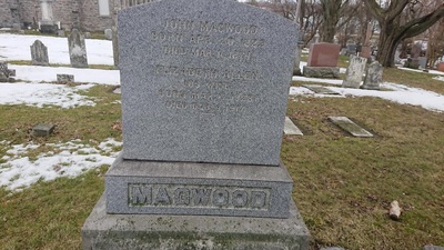 Grave - MAGWOOD, John (April 10, 1922-March 4, 1874)
