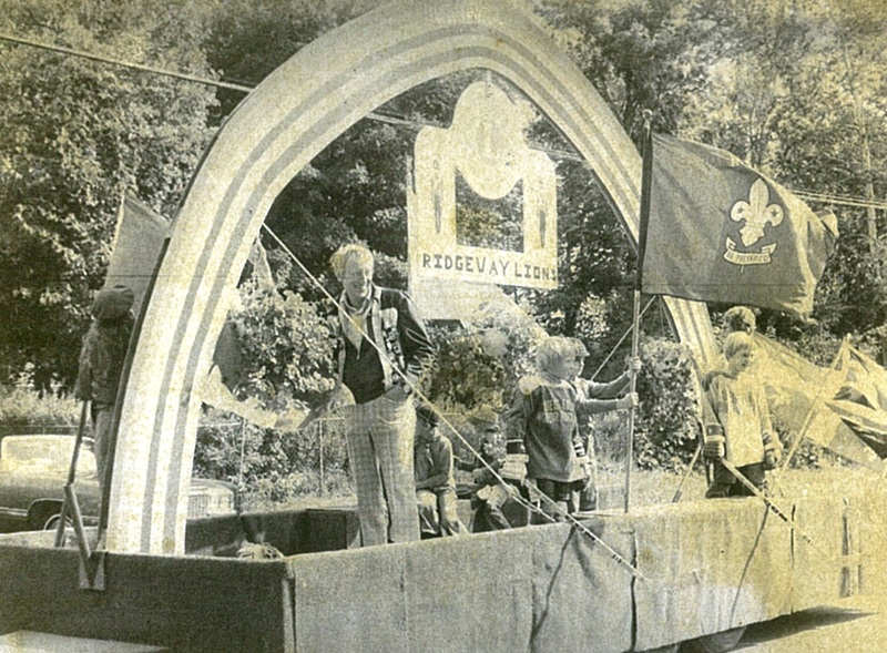 Lions Club Float in Harvest Festival