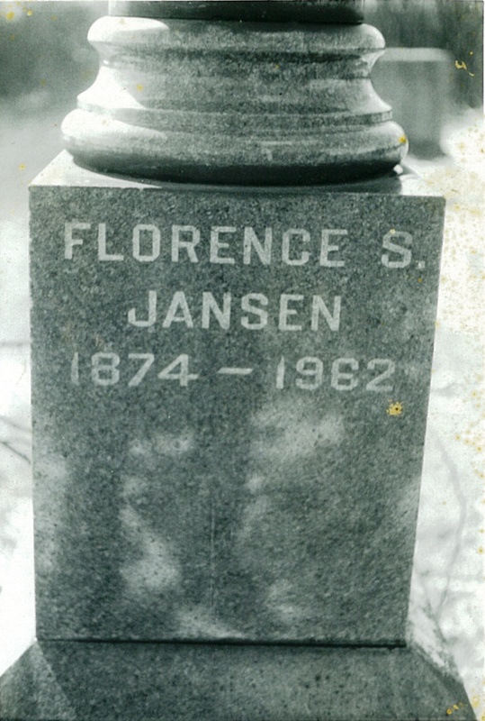 Florence Jansen Tombstone