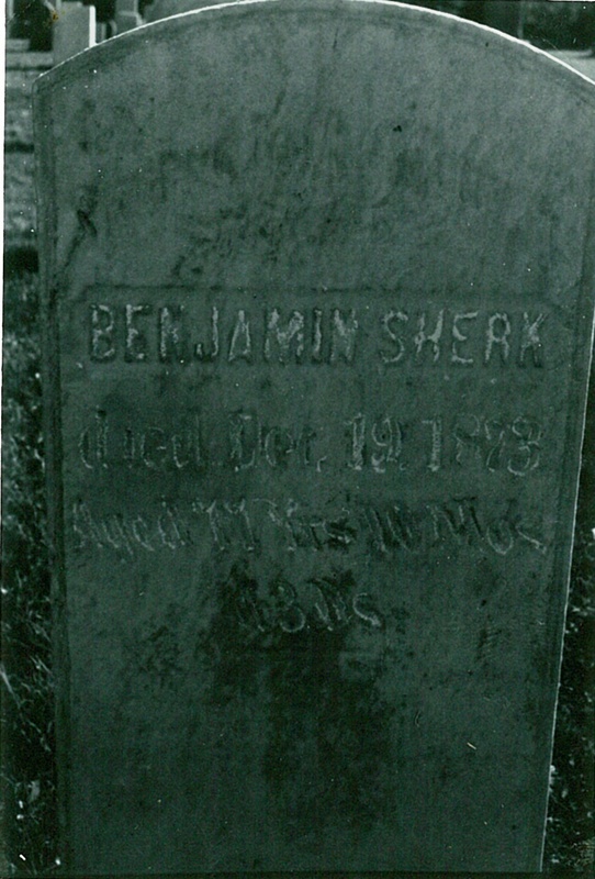 Benjamin Sherk Tombstone