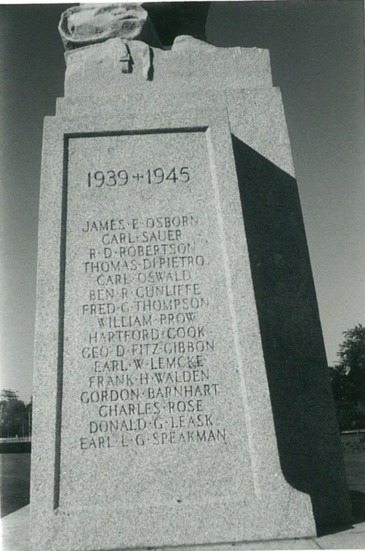 Inscription on Mather's Arch Statue, #1
