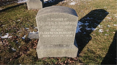 Grave - THOMPSON, Archibald - (d. November 14, 1900)