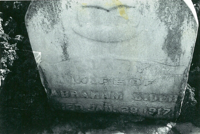 Mary Sider Tombstone