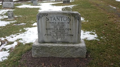 Grave - STANTON, Jessie Louis - (1857-1938)