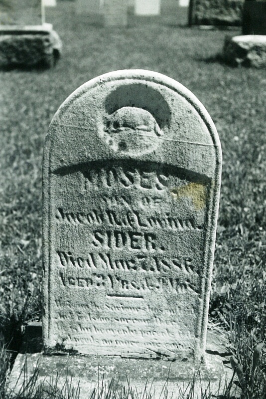 Moses Sider Tombstone