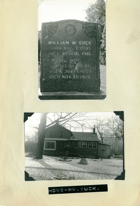 William Buck Tombstone and Home