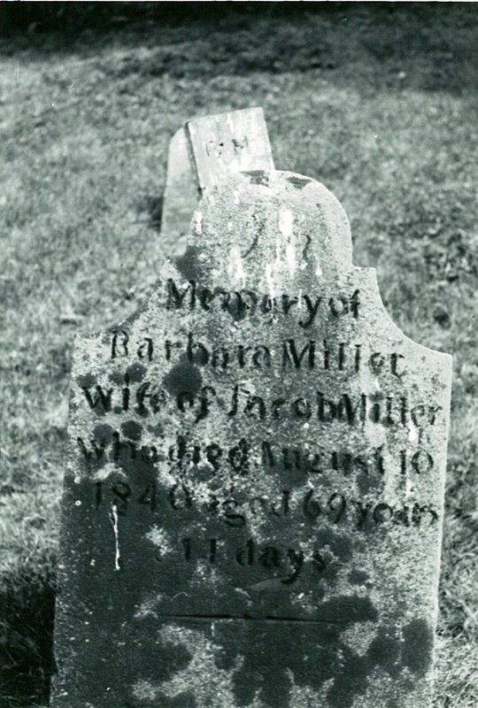 Barbara Miller Tombstone