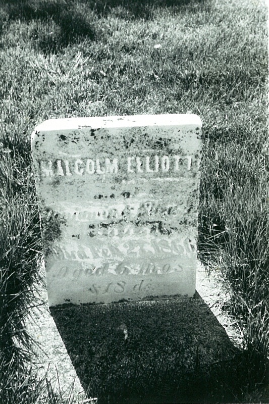 Malcolm Elliot Miller Tombstone