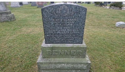 Graves - BENNER, Harry - (April 25, 1889 - April 14, 1911)