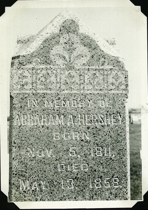 Abraham Hershey Tombstone