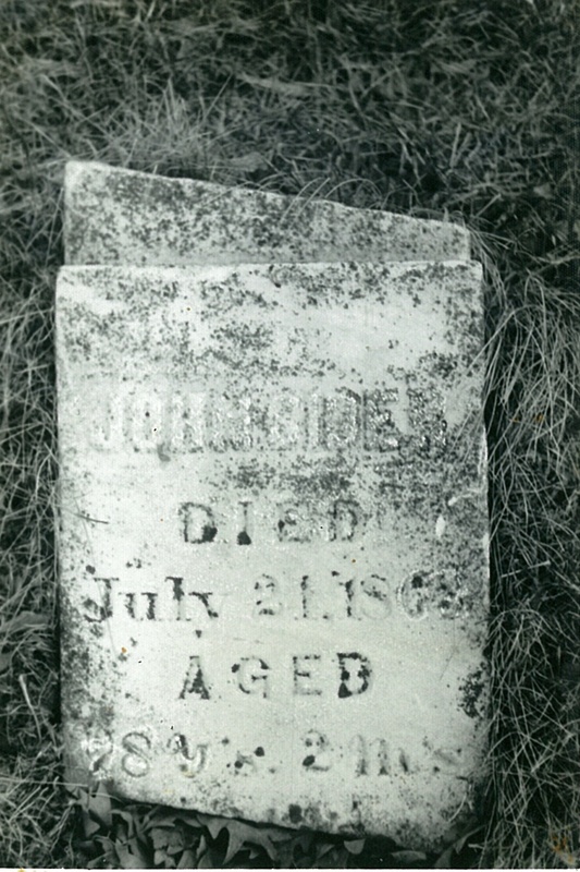 John Sider Tombstone