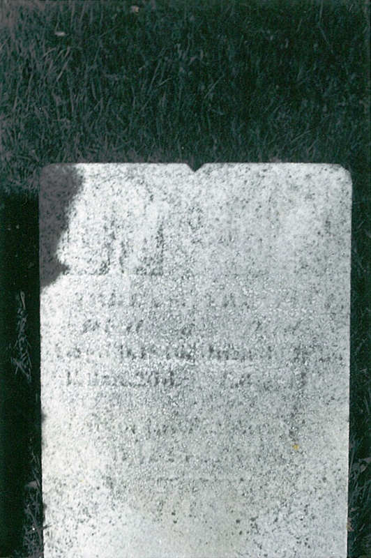 Unidentified Tombstone, #23