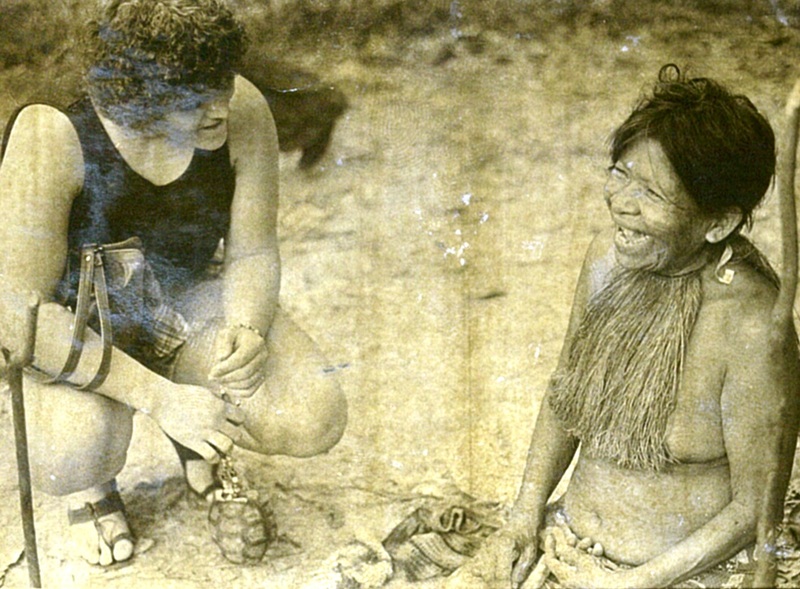 Unidentified Woman with Aboriginal Person