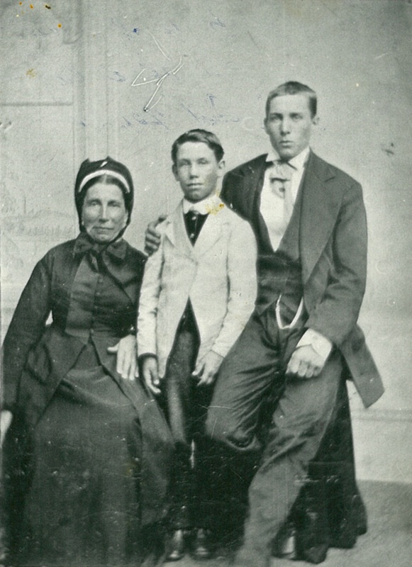 Edwin Miller, Adele Miller and John Miller