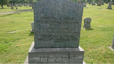 Grave - PEARL, Samuel - (Nov 22, 1833 0 Apr 3, 1912)